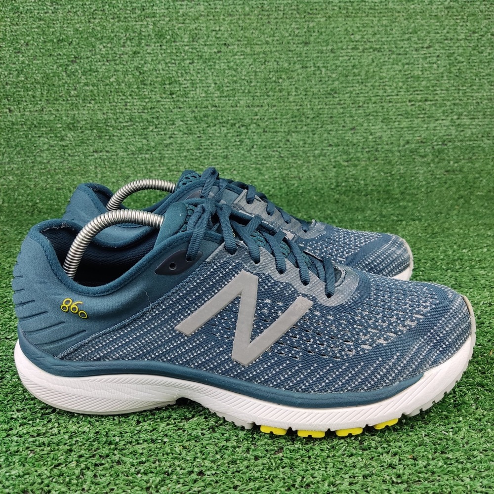 New Balance Running Shoes Mens 10 Blue 860v10 M860A10 Stability Wide 2E Sneakers